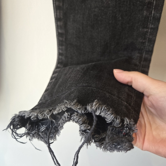 Moussy Vintage Black Distressed Skinny Size 26 - Picture 2 of 9
